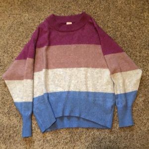 A New Day Multicolored Winter Sweater